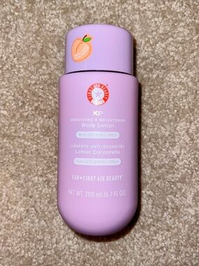 First Aid Beauty KP Smoothing + Brightening Body Lotion – Fresh Peach